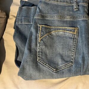 High Rise Blue Jeans